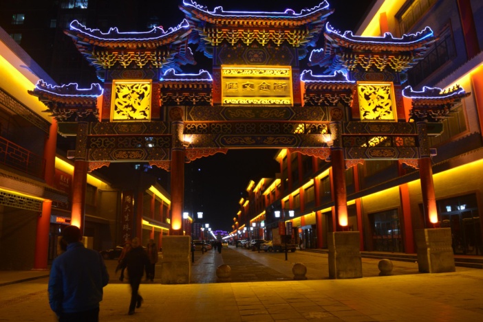古建筑夜景亮化景观亮化彰显城市魅力